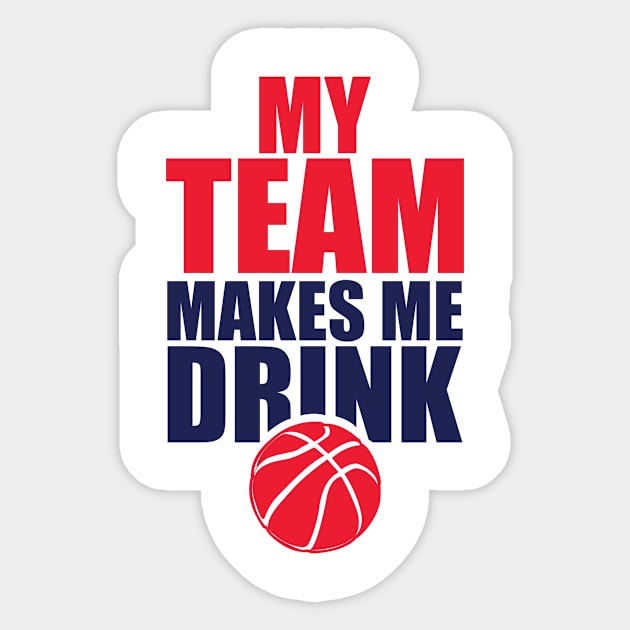 NFL Washington Wizards Drink Sticker by SillyShirts